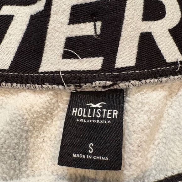Hollister Men Small Jogger Sweatpants Gray Speckled Drawstring Elastic Waist EUC - Picture 5 of 16